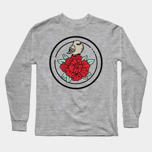 Fat Bird Flower Long Sleeve T-Shirt